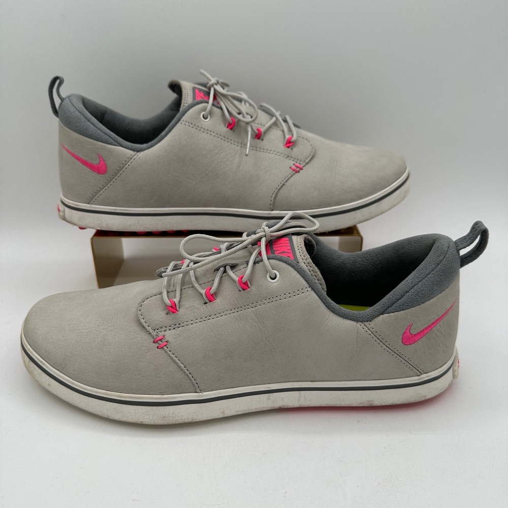 NIKE Women's Lunar Adapt Golf Shoes Pure Platinum/Hyper Pink Grey/Pink | 8 - Picture 3 of 11